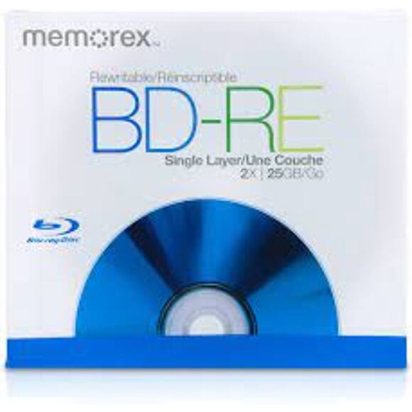 NIP  Memorex Blu-Ray BD-R 4x 25 GB Spindle, 15 Pack Sealed - Picture 2 of 4